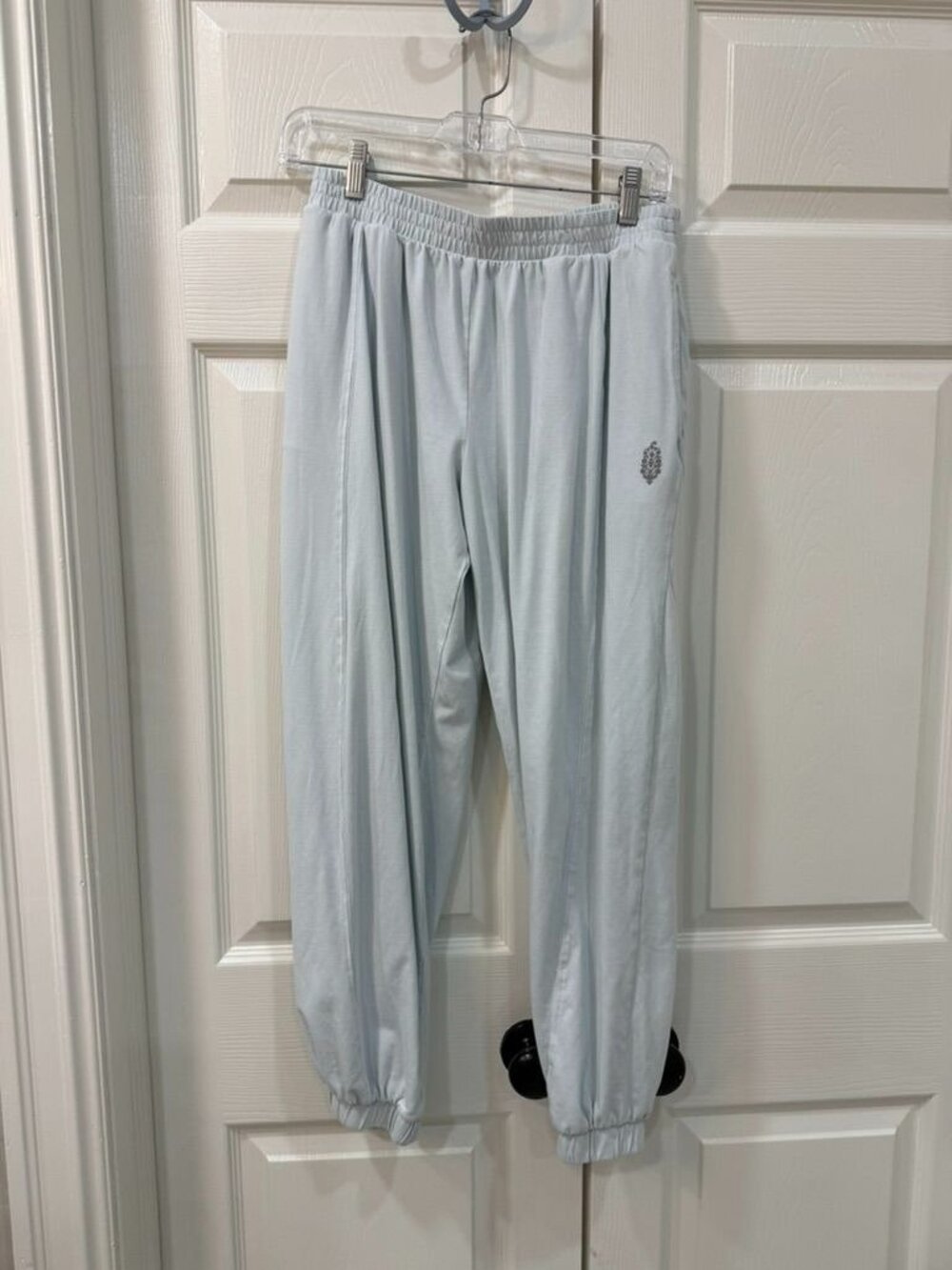 Free People EUC Hot Shot Recovery Set XS Light Blue Joggers & Long Sleeve Top - Picture 8 of 16